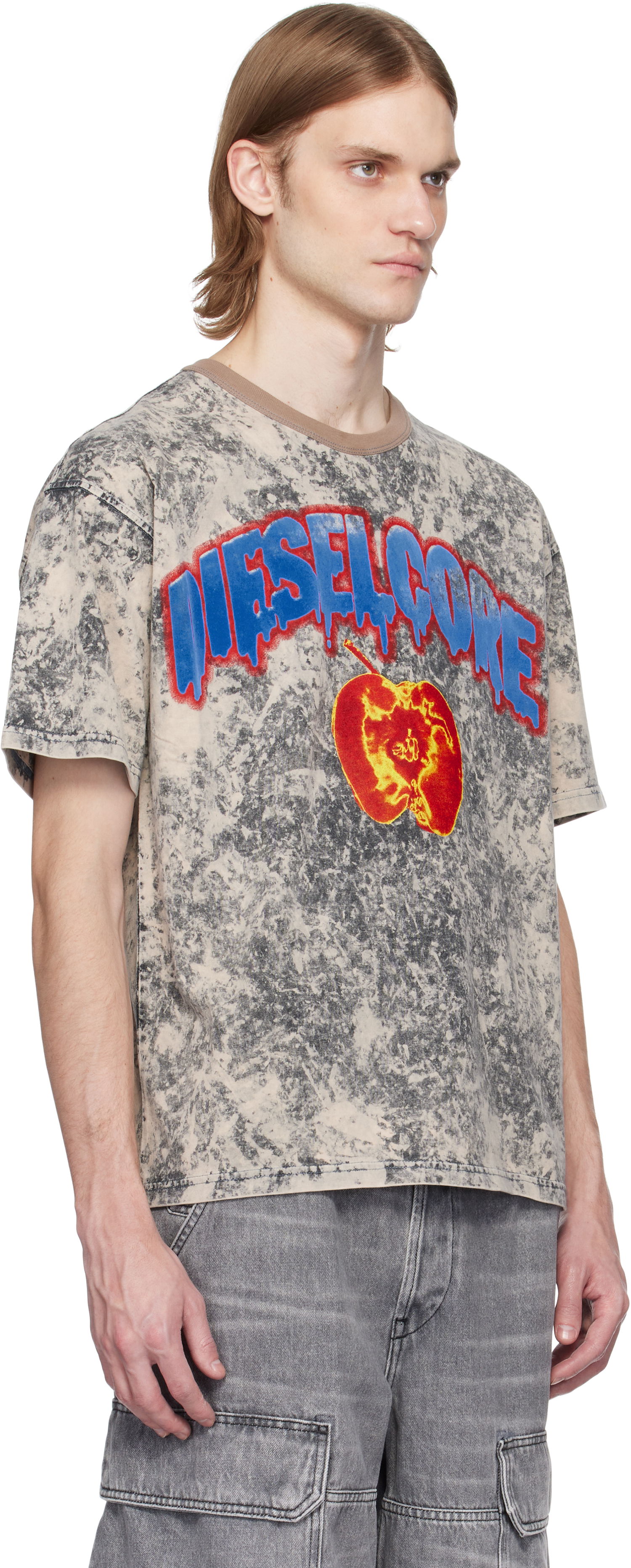 Tričko Diesel Diesel Core T-Shirt Šedá | A16164-0GIAR-9DTA, 1