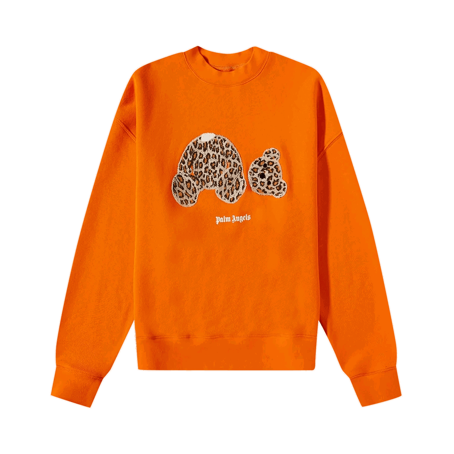 Mikina Palm Angels PA Leopard Bear Crewneck Červená | PMBA026S22FLE0072060, 0