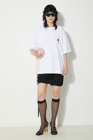 Tričko Fiorucci Fiorucci Lollipop Patch Boxy T-Shirt Biela | M01FPTSH103CJ01WH03, 1