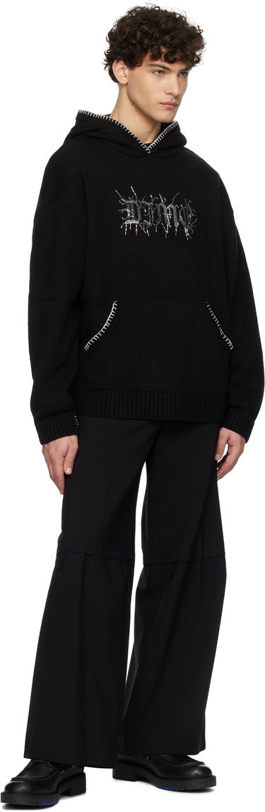 Mikina Dime Wool Hoodie With Kangaroo Pocket Čierna | DIMEHO2412BLK, 3