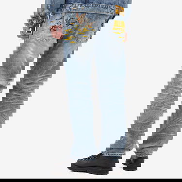 Džínsy BILLIONAIRE BOYS CLUB Duck Embroidered Denim Jeans in Heavy Wash Modrá | B24426-BLU, 3