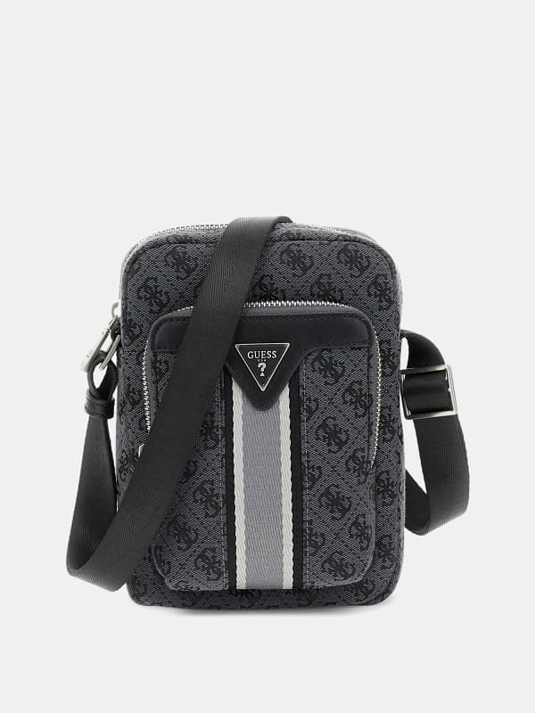 Taška cez rameno GUESS Milano Crossbody Bag Čierna | HMMISTP5163, 0