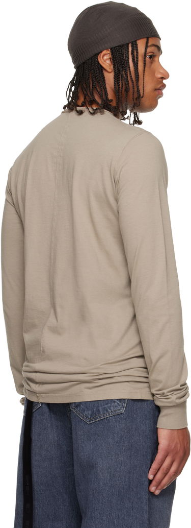 Tričko Rick Owens DRKSHDW Concordians Level LS T-shirt Béžová | DU02E7260 RN, 2