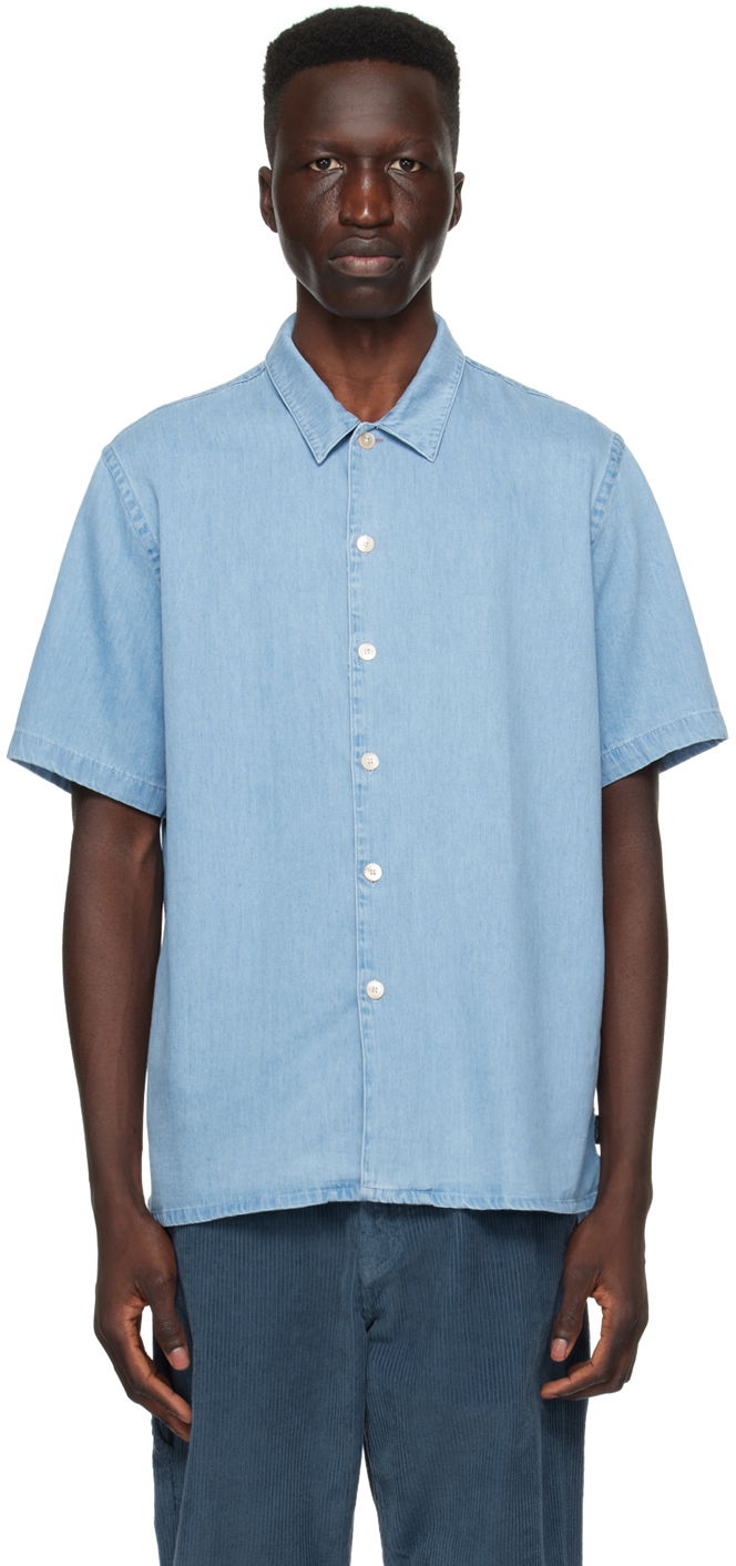 Košeľa Paul Smith PS Paul Smith Vented Shirt Modrá | M2R-695U-M21555-LT, 0