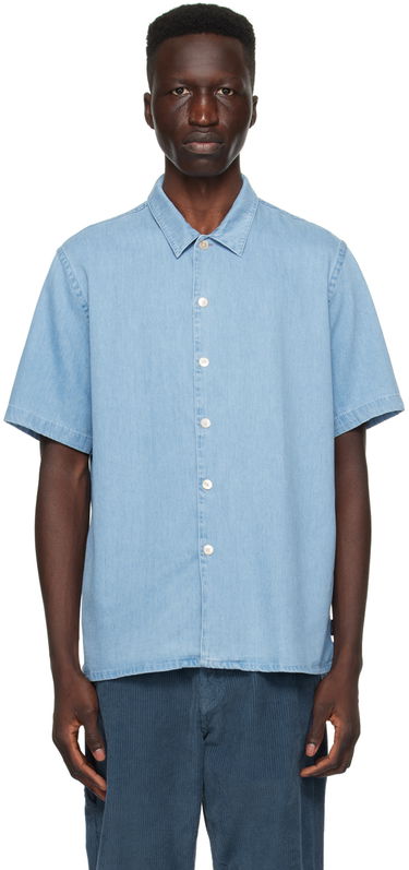 Košeľa Paul Smith PS Paul Smith Vented Shirt Modrá | M2R-695U-M21555-LT, 0