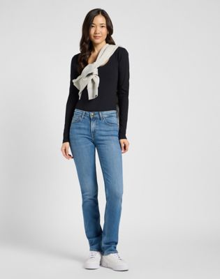Džínsy Lee Marion Straight Jeans 36x33 Modrá | 112370912, 1
