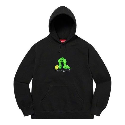Mikina Supreme Supreme Don't Care Worm Graphic Hoodie Čierna | SUP-SS21-505