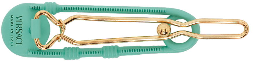 Spona Versace Versace Safety Pin Hair Clip Zelené | 1006259_1A00635, 1