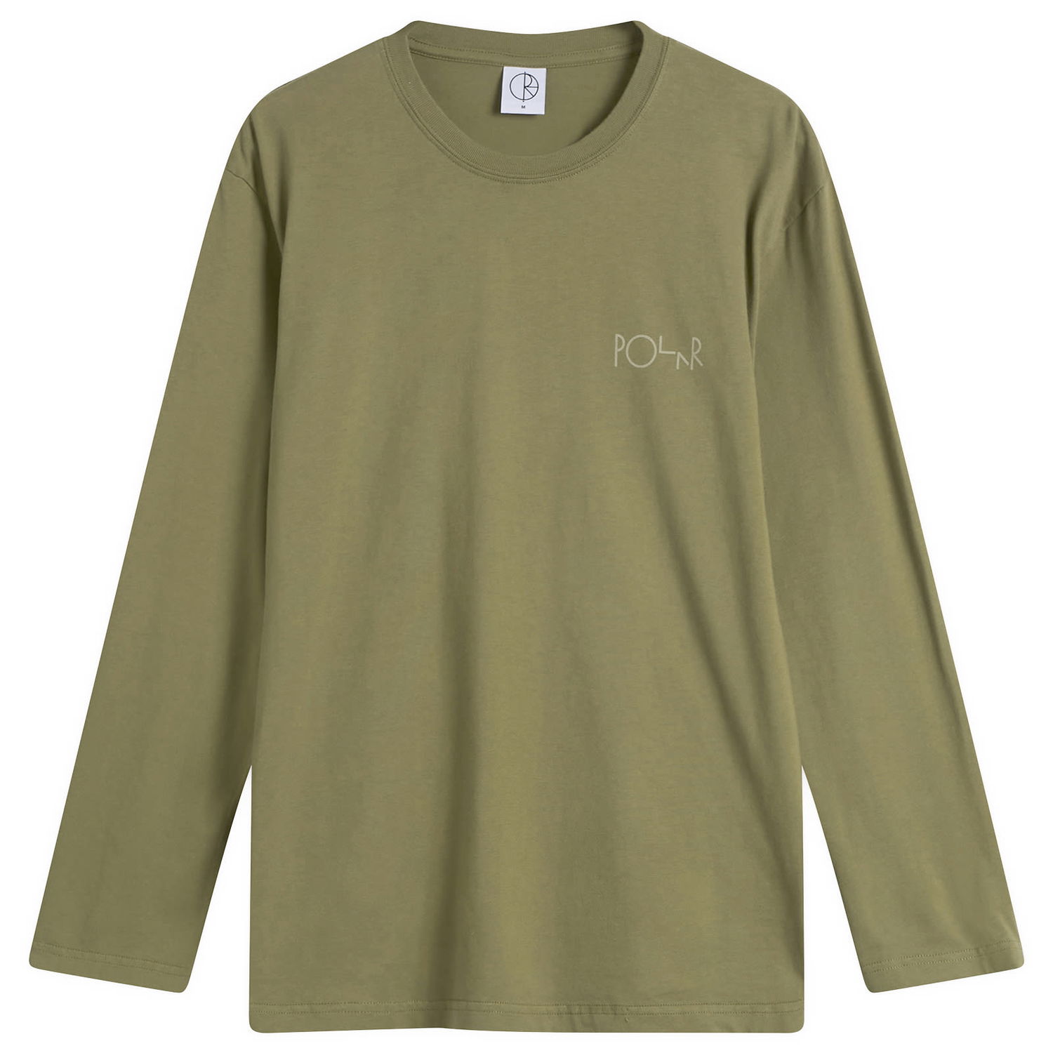 Tričko Polar Skate Co. Stroke Logo Steve Long Sleeve T-Shirt, Size Large Zelené | PSC-W25-35-GRN, 1