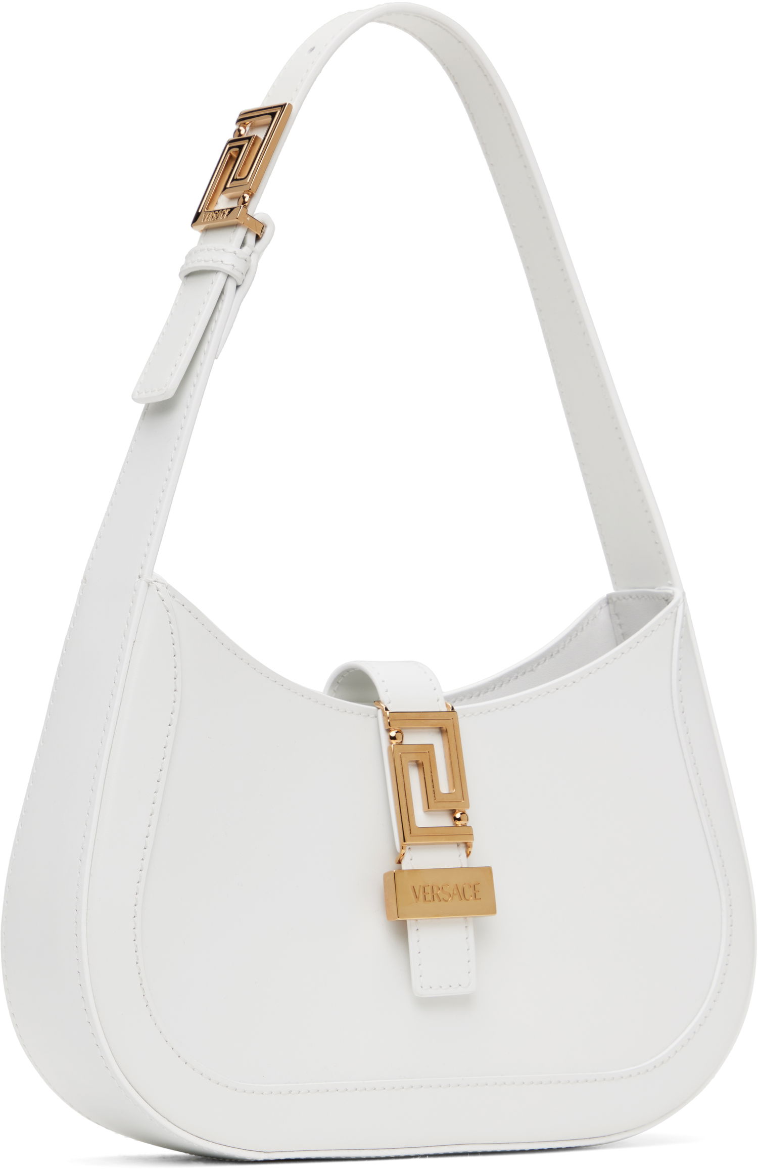 Taška cez rameno Versace Greca Goddess Small Bag Biela | 1013167_1A05134_1W00V, 1