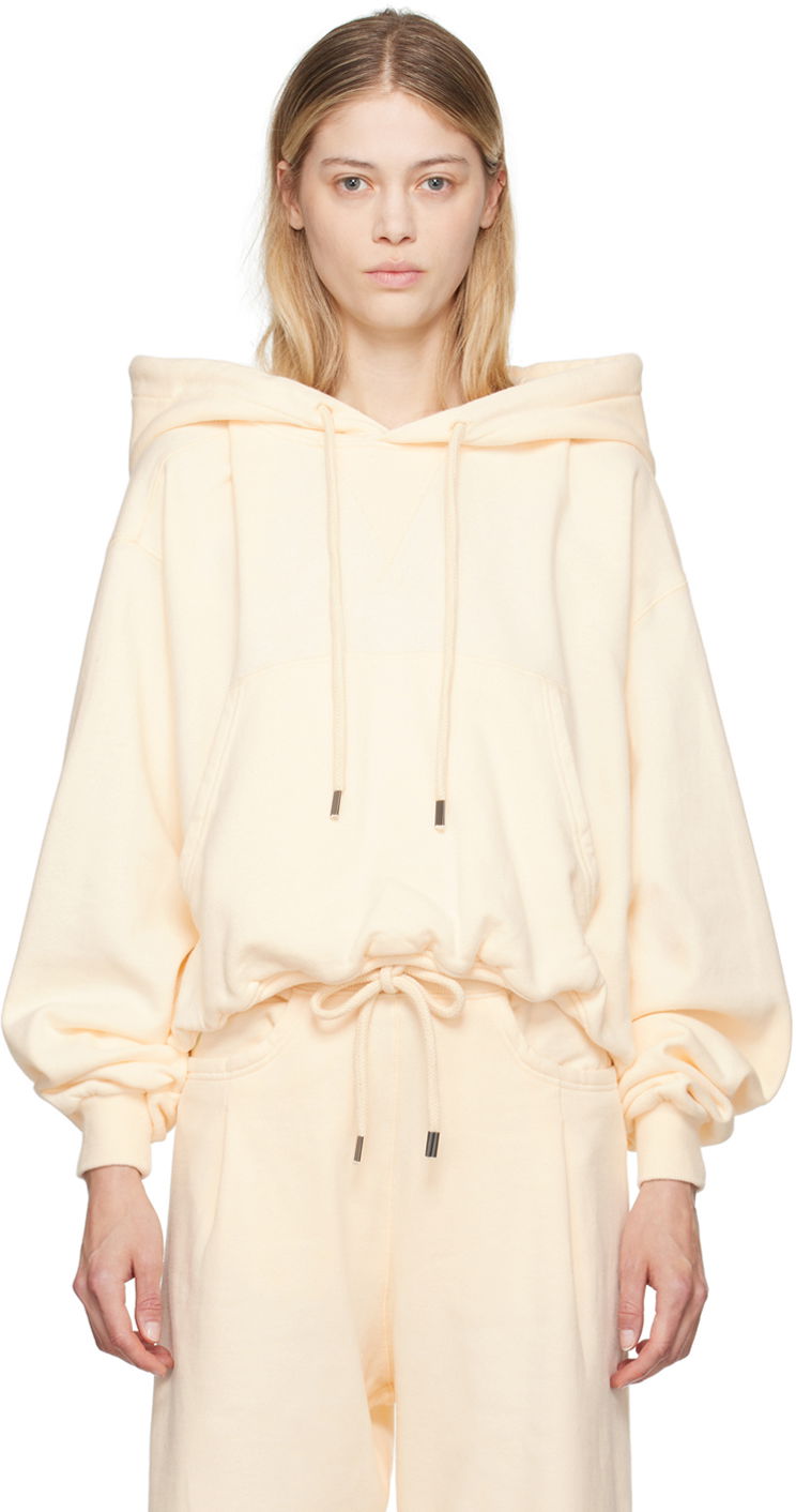 Mikina R13 R13 Balloon Popover Hoodie Béžová | R13WK215 001AL, 0