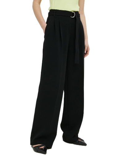 Nohavice BOSS High Waist Pants Čierna | 50479405