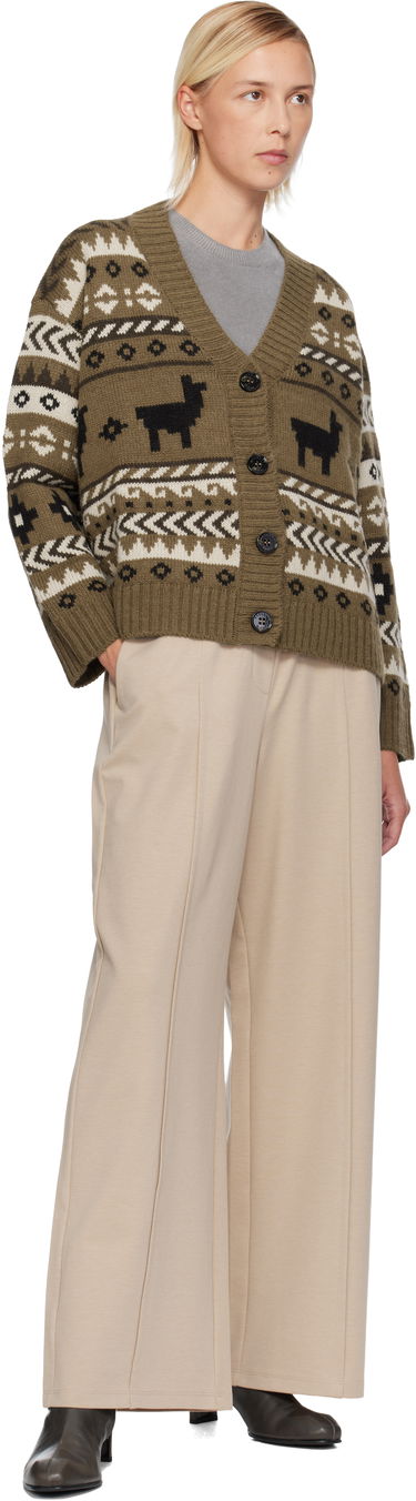 Sveter Max Mara Llama Motif Fair Isle Cardigan Rôznofarebný | 2525346092600, 3