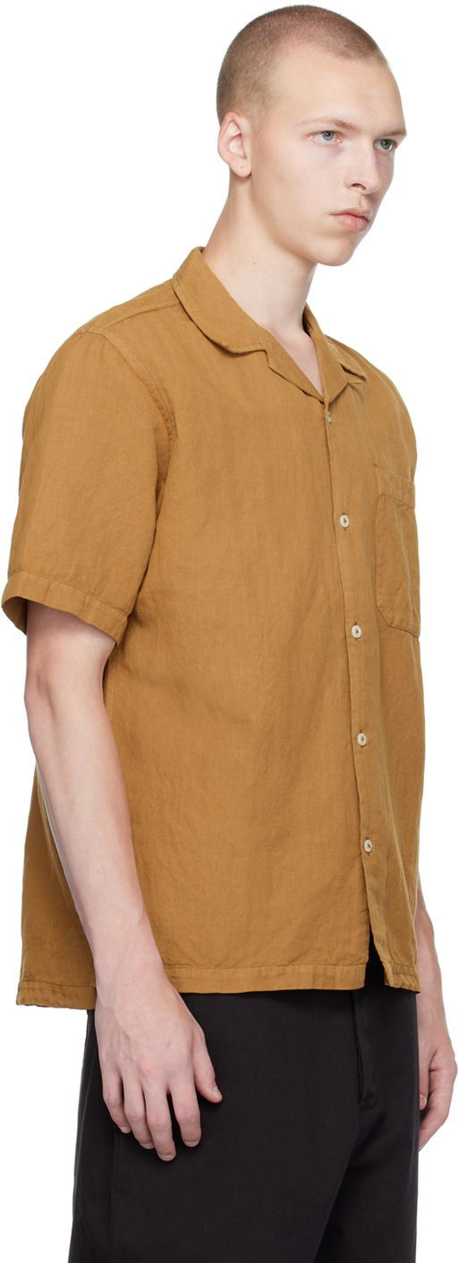 Košeľa Universal Works Universal Works Camp Shirt Hnedá | P28063, 1