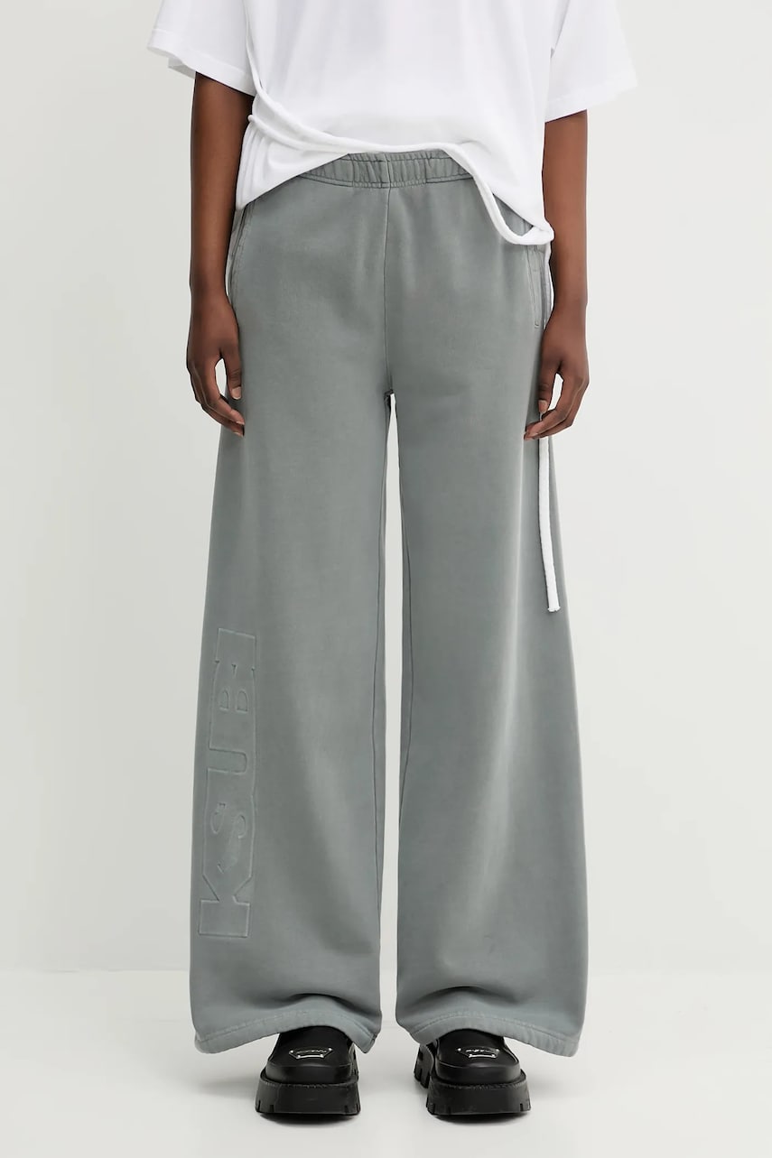 Tepláky Ksubi KSUBI Sott Origin Wide-Leg Sweatpants Šedá | WSP25PA003, 0