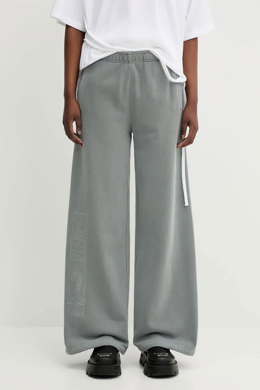 Tepláky Ksubi KSUBI Sott Origin Wide-Leg Sweatpants Šedá | WSP25PA003