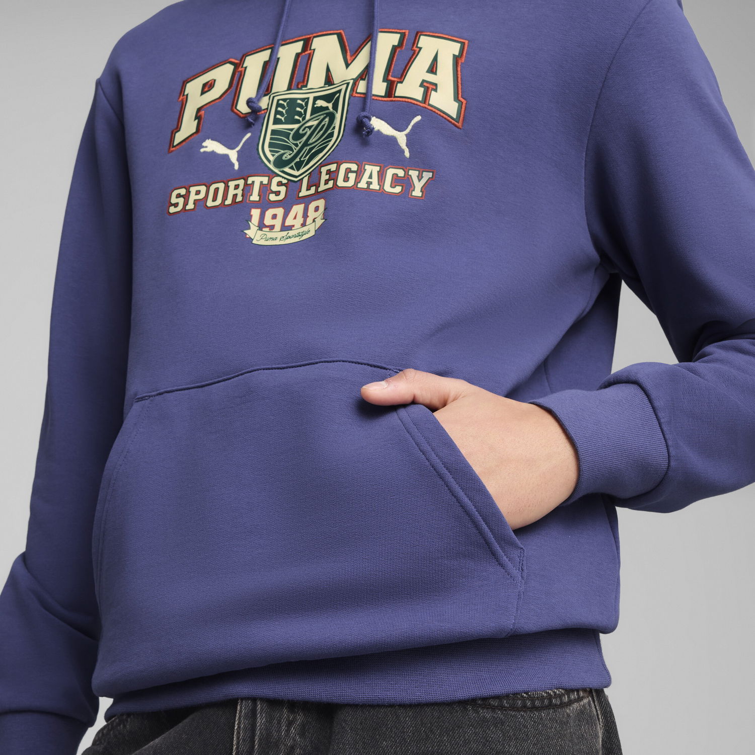 Mikina Puma SPORTS LEGACY Hoodie Fialová | 629629_46, 1