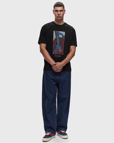 Tričko By Parra Parra Strings T-Shirt Čierna | 52305, 1