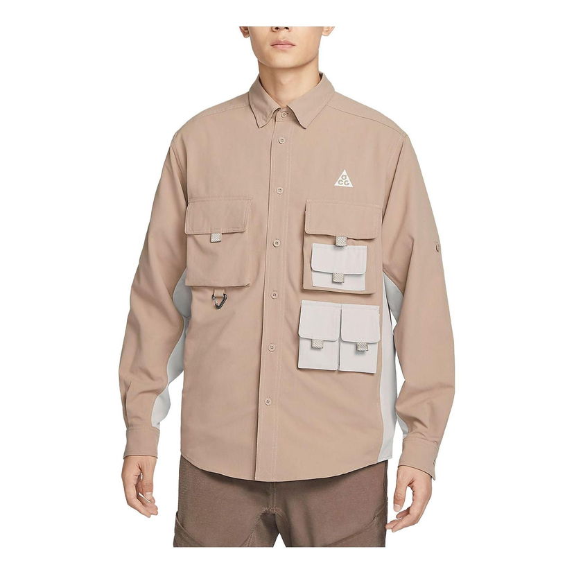 Košeľa Nike ACG ACG Devastation Trail Utility Shirt Béžová | DN3937-248