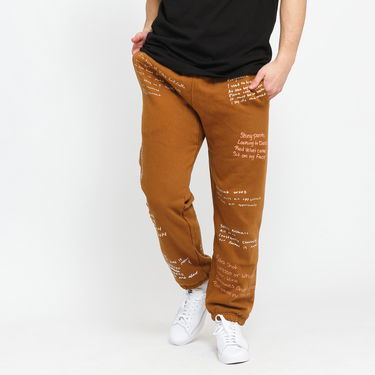 Tepláky Pleasures Remote Sweatpants Hnedá | P21W026, 0