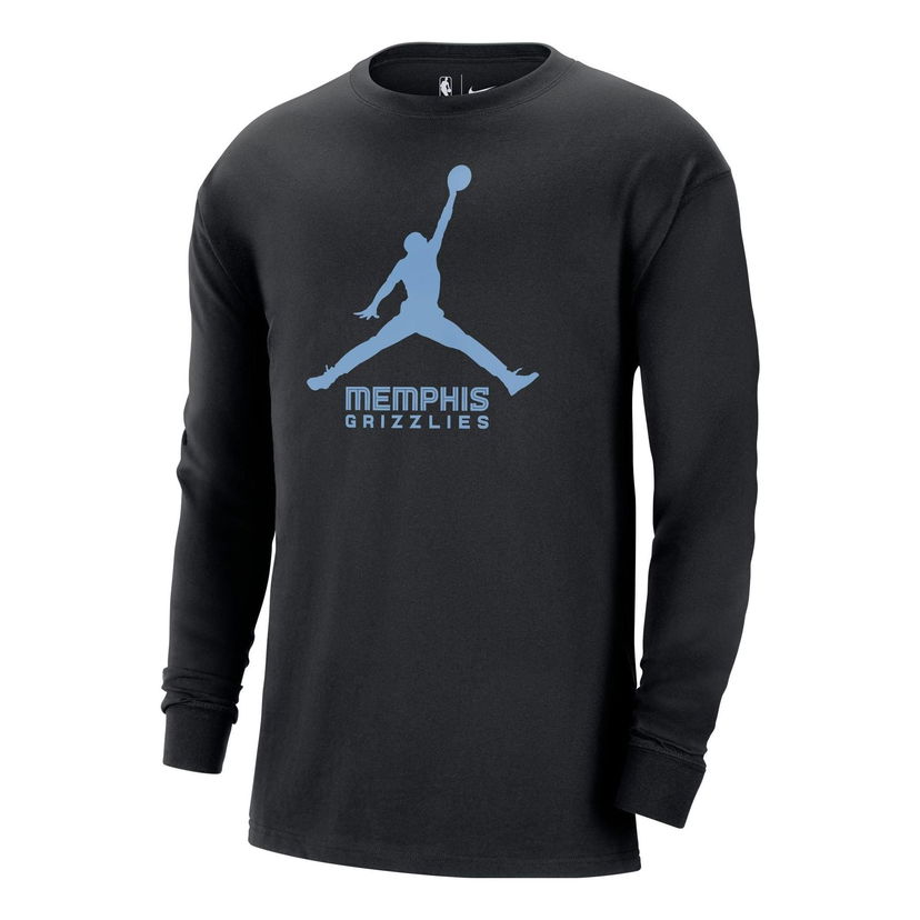 Tričko Jordan Jordan x NBA Grizzlies Essential Long-Sleeve T-Shirt Čierna | FN1271-010