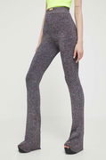 Lurex Melange Knit Trousers