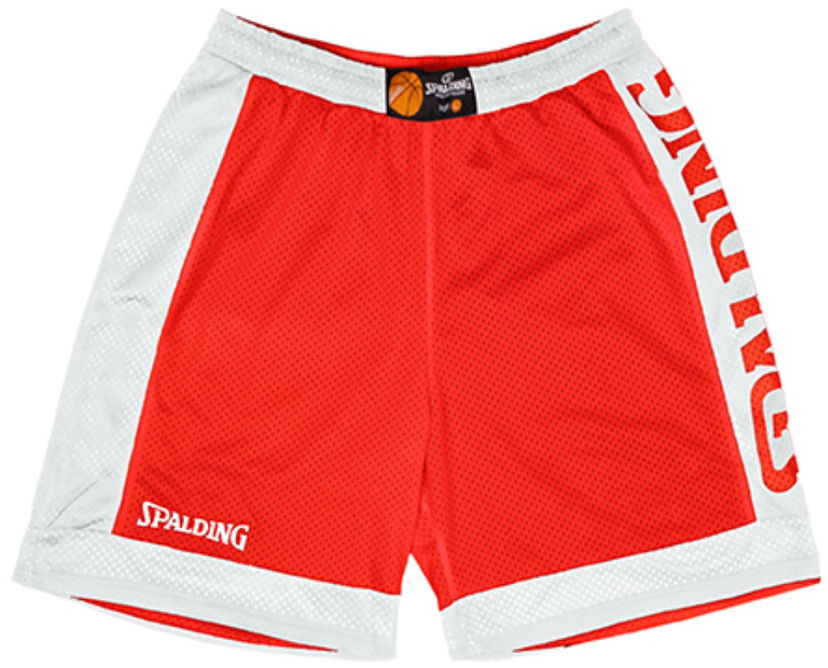 Šortky Spalding Spalding Reversible Shorts Červená | 40221208-redwhite