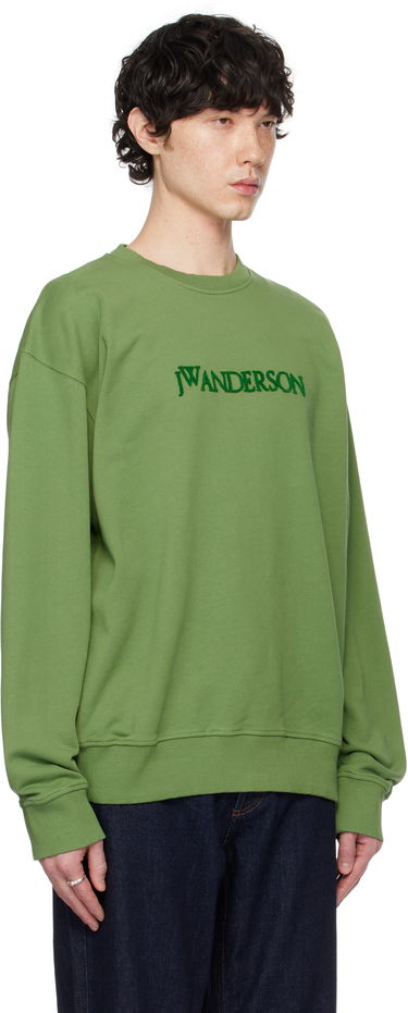 Sveter JW Anderson JW Anderson Logo Sweatshirt Šedá | JW0215-PG1632, 4