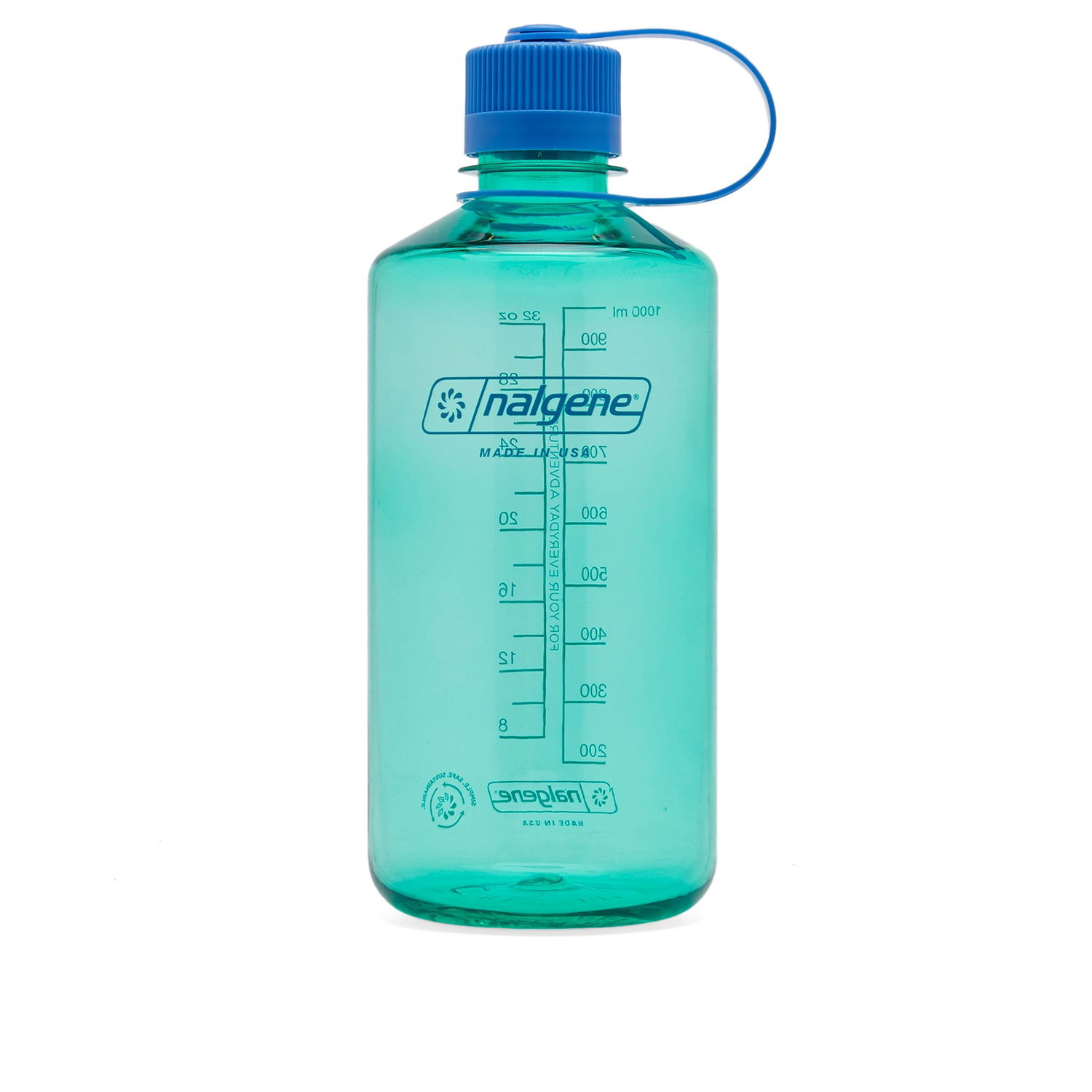 Fľaše Nalgene Narrow Mouth Tritan Sustain 1L Water Bottle Tyrkysová | N2021-3432, 1