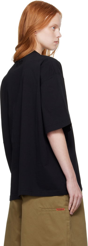 Tričko VETEMENTS VETEMENTS 'Night In Paris' Oversized T-Shirt Čierna | UH76TR410B, 2