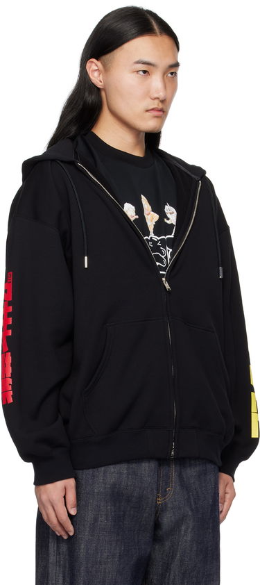 Mikina Mastermind WORLD Mastermind World Geino Zip Hoodie Čierna | MJ24C13-SW110-692, 1
