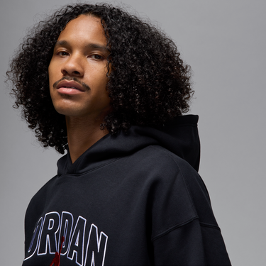 Mikina Jordan Jordan Brooklyn Fleece Loose Fit Hoodie Čierna | IB7241-010, 4