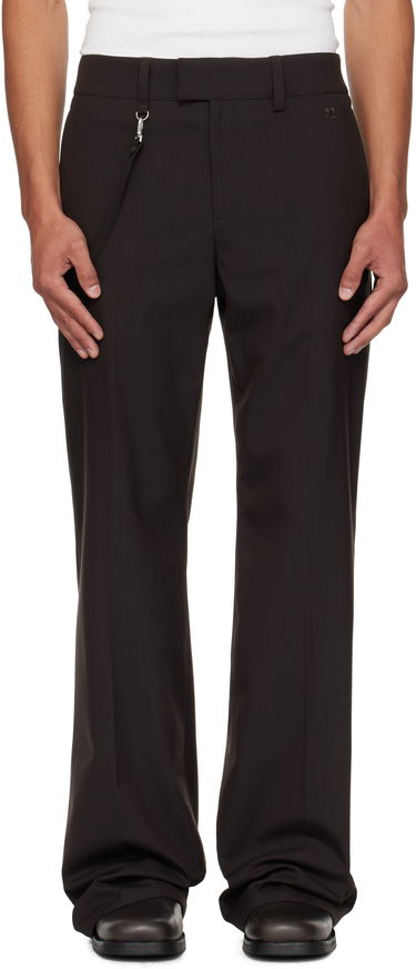 Nohavice Courrèges Courrèges Light Twill Bootcut Trousers Čierna | 325CPA412PL0222, 0