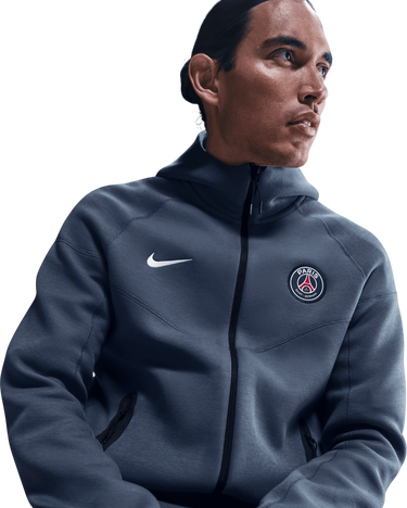 Mikina Nike PSG Tech Fleece Full-Zip Hoodie Modrá | hj6432-491, 3