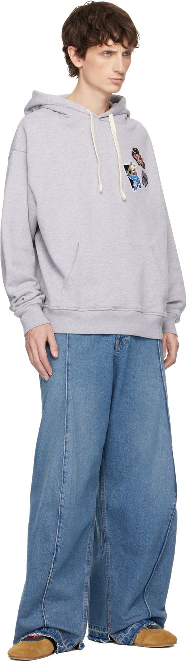 Mikina Charles Jeffrey Loverboy Charles Jeffrey LOVERBOY Clash of Clans Edition Barbarian Patch Hoodie Šedá | 54101801, 3