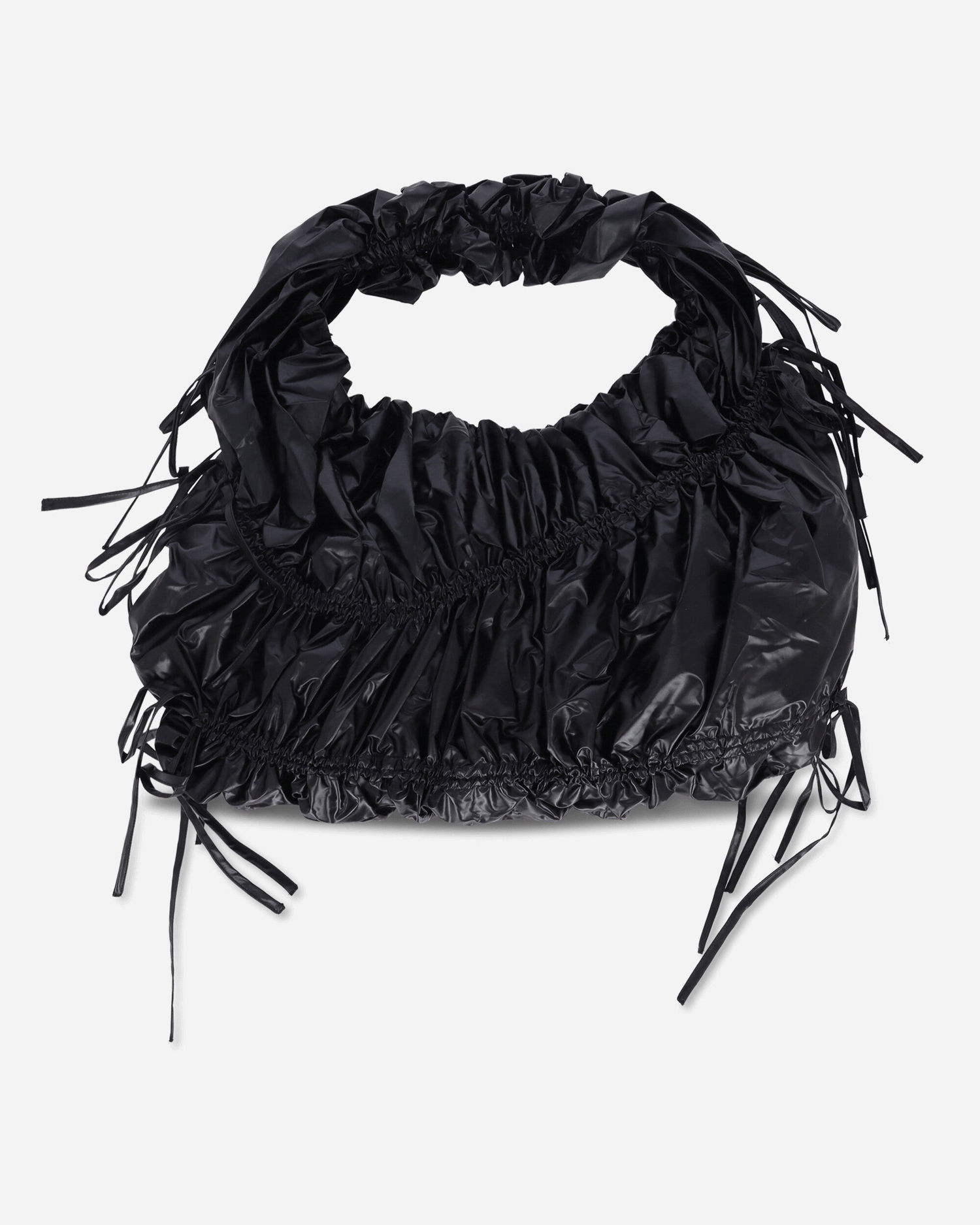 Taška cez rameno OpéraSPORT Clariesse Ruched Drawstring Shoulder Bag Čierna | W6AW24  4, 0