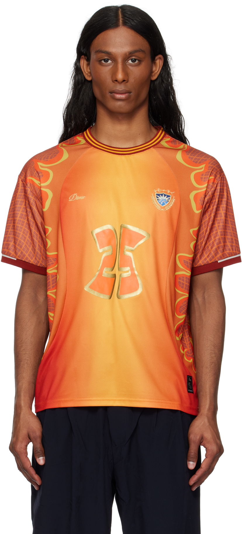 Dres Dime Dime Holy Flame Jersey T-Shirt Oranžová | DIME2SP257HEL