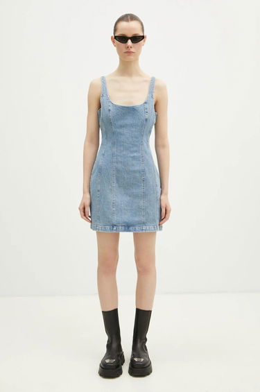 Šaty Ksubi KSUBI Pinnie Mini Denim Dress Modrá | WPS24DR010, 4