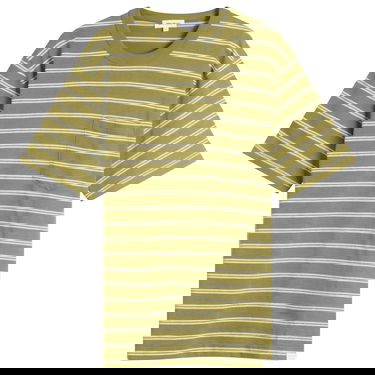 Tričko NORSE PROJECTS Holger Sailor Stripe Pocket T-Shirt, Size Large Zelené | N01-0669-8037, 1