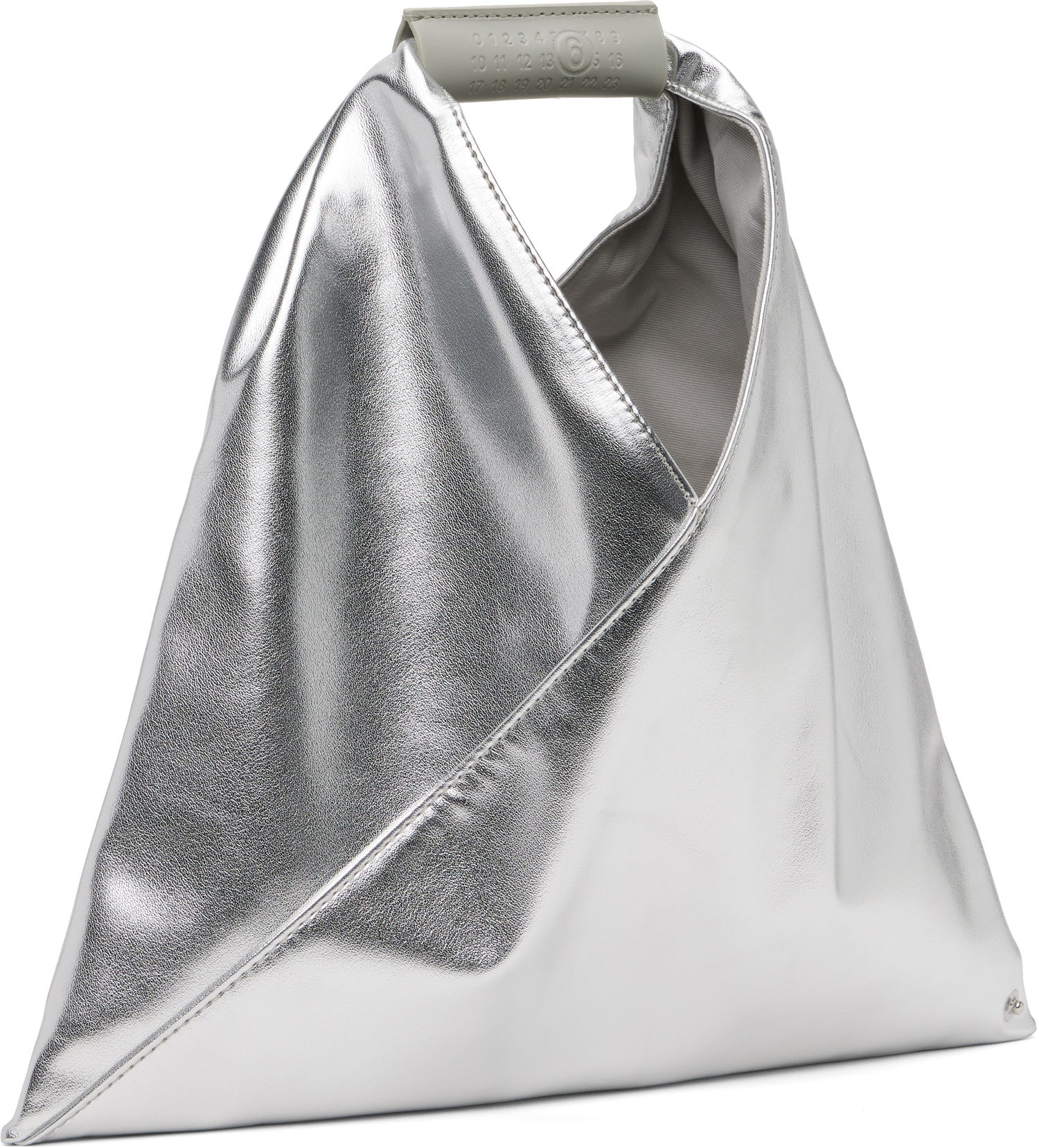 Kabelka Maison Margiela MM6 Maison Margiela Triangle Mini Tote Metalická | SB6WD0013 P8496, 1