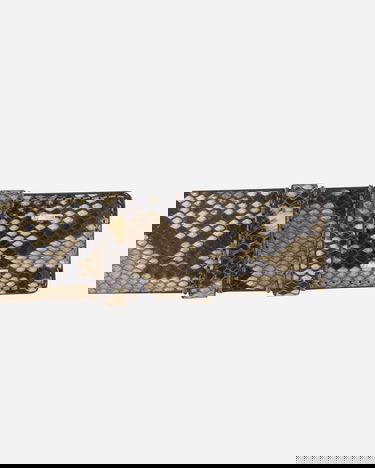 Opasok Dries Van Noten Snakeskin-Embossed Leather Belt Béžová | 251-021401-397 103, 5