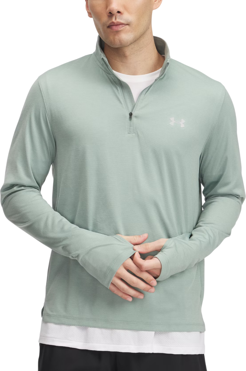 Sveter Under Armour UA Launch 1/4 Zip Top Zelené | 6005542-348