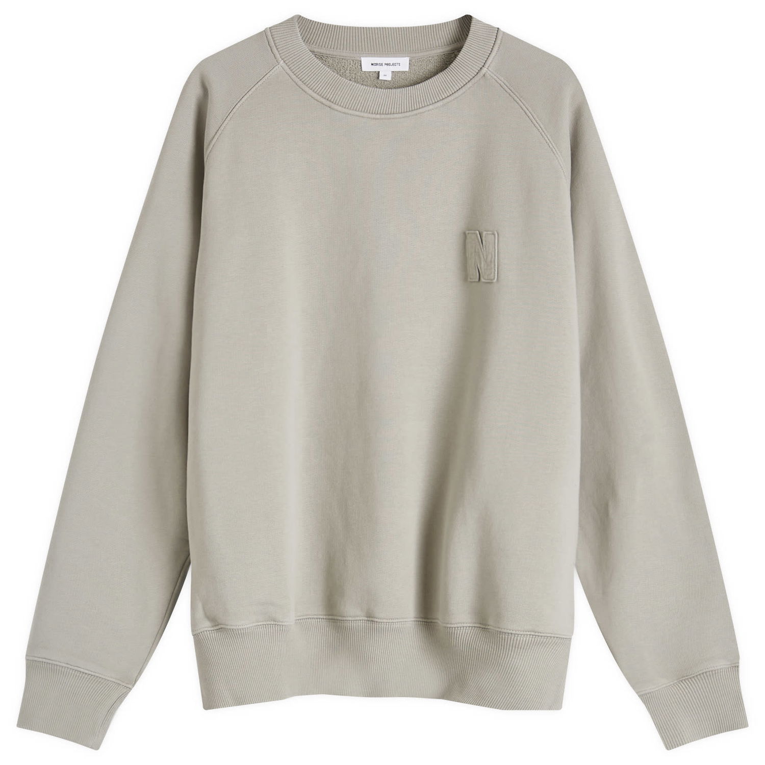 Mikina NORSE PROJECTS Marten Raglan Crew Sweatshirt Šedá | N20-1367-1071, 0