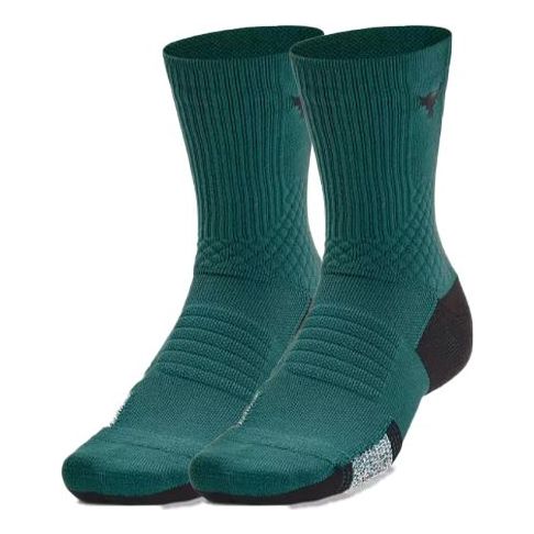 Ponožky Under Armour Playmaker Mid-Crew Socks Zelené | 1376230-722, 0