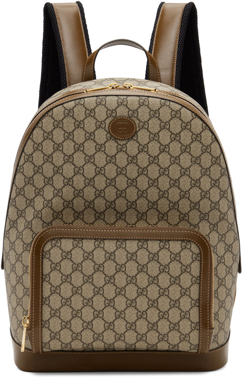 Batoh Gucci GG Supreme Hnedá | 704017 FAA0R, 0