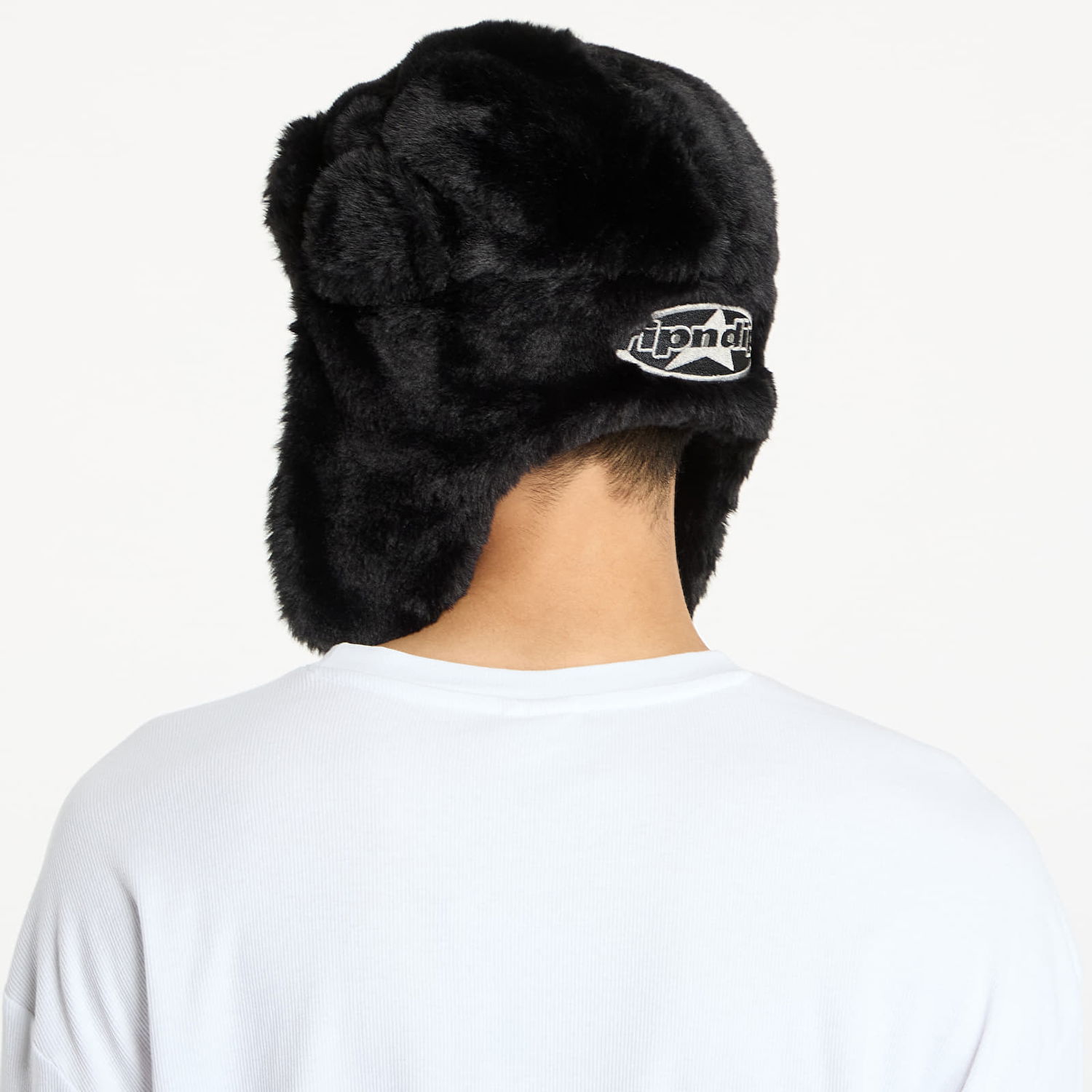 Klobúk RIPNDIP RIPNDIP Astro Aviator Faux Fur Trapper Hat Čierna | RNDFALL25153, 1