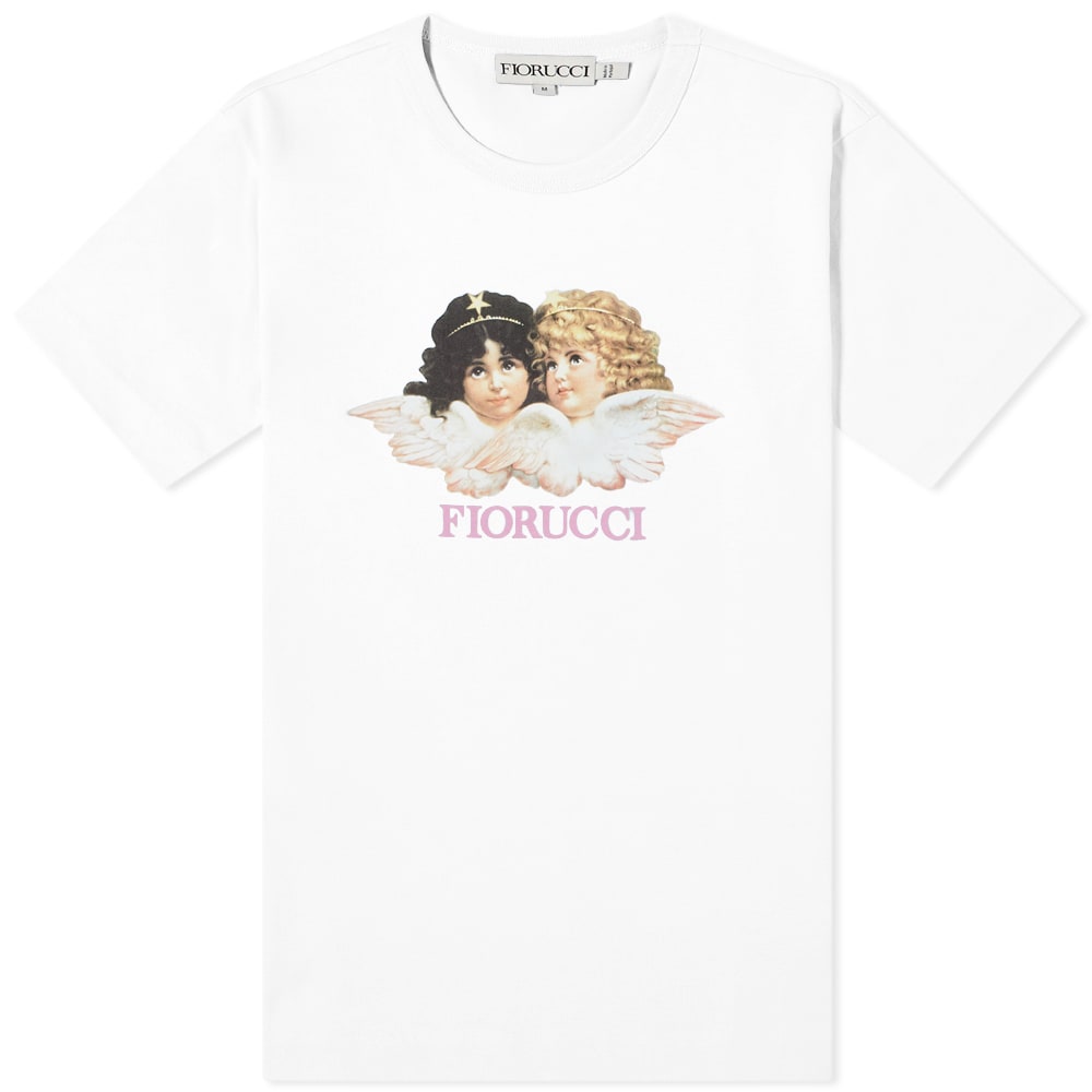 Tričko Fiorucci Classic Angel Tee Biela | W16TCAT3CWH, 0