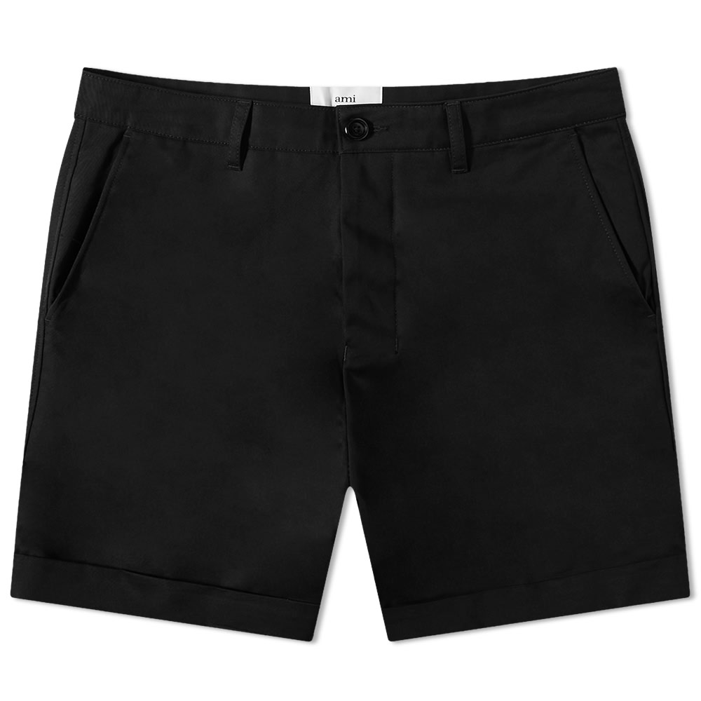 Šortky AMI Chino Shorts Čierna | HSO001-CO0020-001, 0