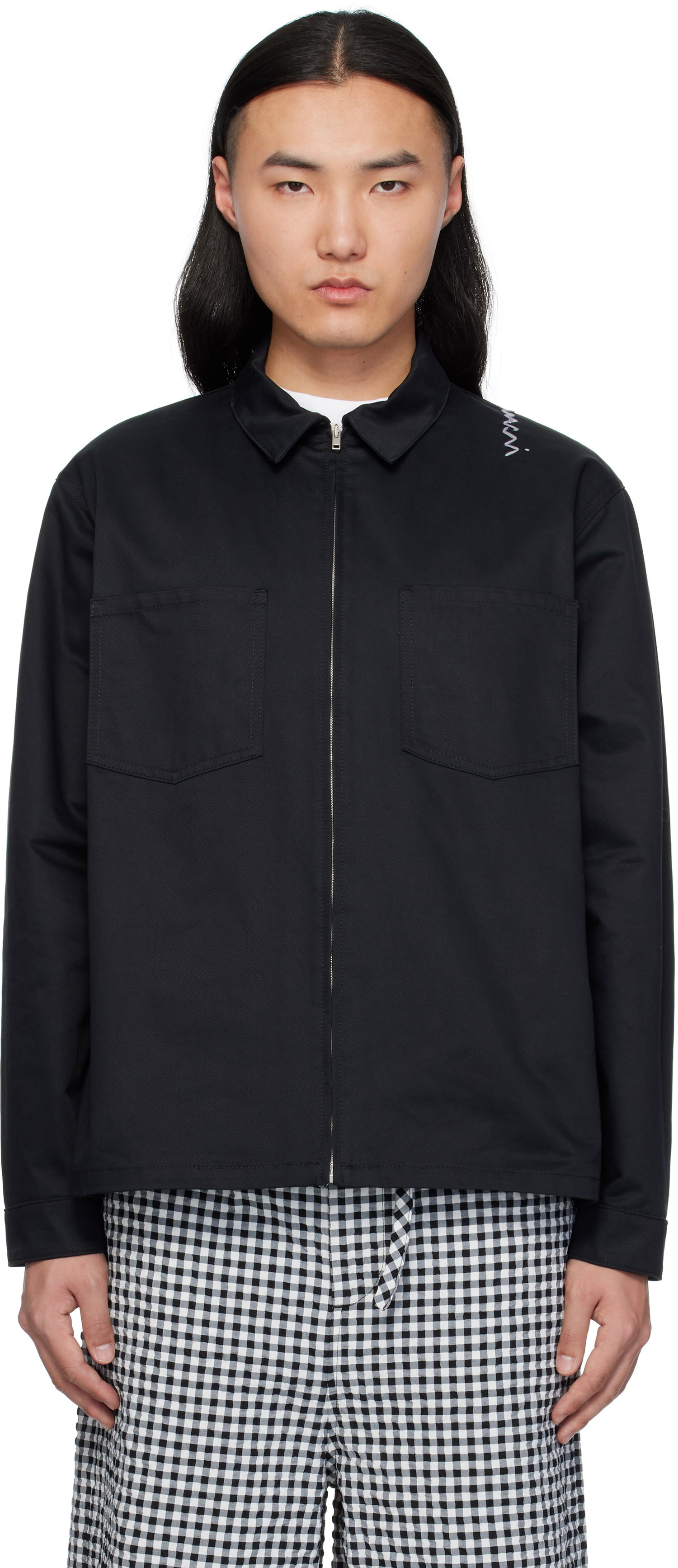 Košeľa Marni Marni Organic Cotton Zip-Up Shirt Čierna | CUMU0297S0 UTC311, 0