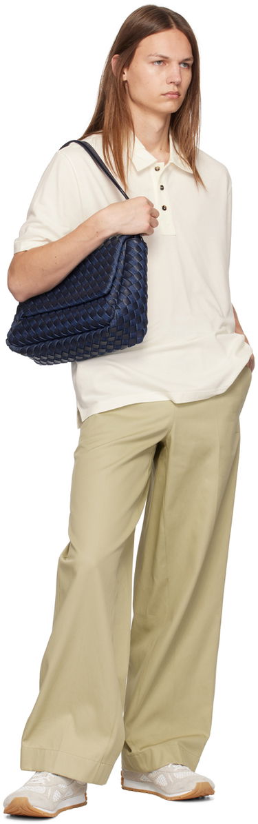 Taška cez rameno Bottega Veneta Bottega Veneta Large Cobble Messenger Bag Modrá | 796811V4IL1, 3